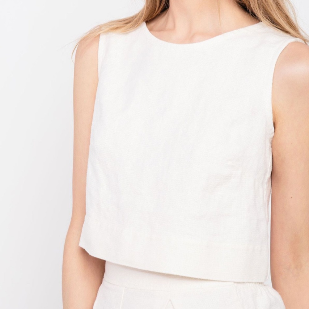 Elizabeth Suzann Petra Crop Hemp Twill XS